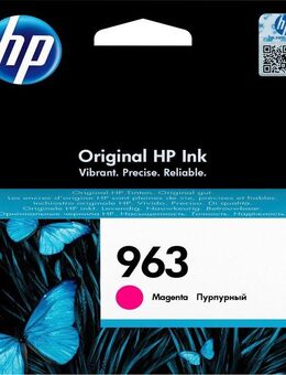 HP 963 Tintenpatrone (1-tlg., original Druckerpatrone 963 magenta, Instant Ink)