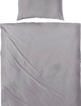 Primera Bettwäsche Uni Luxus-Satin in Gr. 135x200, 155x220 oder 200x200 cm, Satin, 2 teilig, Bettwäsche aus Baumwolle, unifarbene Bettwäsche mit Reißverschluss