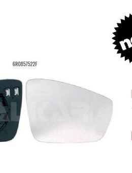 SPIEGELGLAS RECHTS BEHEIZT KONVEX SKODA CITIGO 6R0857522F NEU - Dortmund Wickede
