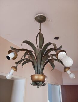 Vintage Hängelampe im floralen Design mit E27-Fassungen Retro - Überlingen Zentrum
