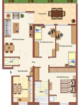 *Optimale Raumaufteilung - 4-Zimmer-Hochparterre-ETW* in Freyung - Freyung