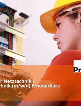 Teamleiter Netztechnik / Elektrotechnik (m/w/d) Erneuerbare Energien - Osnabrück