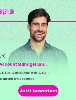 Key Account Manager LEH (m/w/d) - Kressbronn (Bodensee)
