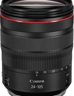 Canon RF 24-105mm F4 L IS USM Zoomobjektiv, (Passend für Canon EOS R System Kameras (z.B. EOS RP, R8)