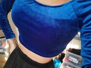 Neues Crop Top Blau, samt - Nürnberg