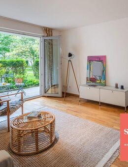 Garten/Leben/City-Flair // Zentrale Gartenwohnung am Park - München