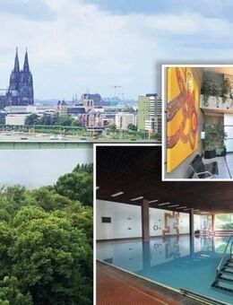 Colonia-Tower 4 Zi-Whg. Süd-West-Richtung mit Dom-Rhein-Stadtblick - Köln