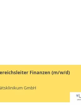 Geschäftsbereichsleiter Finanzen (m/w/d) - Gießen