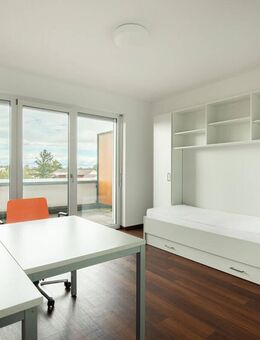 Modernes 1-Zimmer-Apartment mit großer Dachterrasse und Tiefgaragenstellplatz - Freiburg (Breisgau)