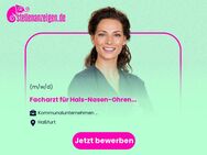 Facharzt (m/w/d) für Hals-Nasen-Ohrenheilkunde - Haßfurt