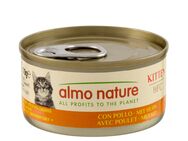 5 + 1 gratis! 6 x 70 g Almo Nature HFC - Kitten mit Huhn
