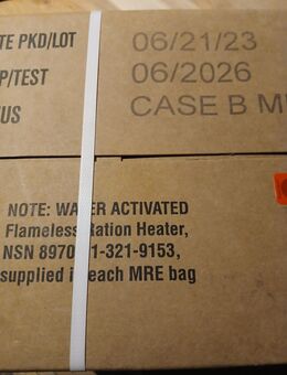 US MRE Meals Ready to Eat case - Kindsbach