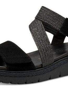 Tamaris Keilsandalette, Sommerschuh, Sandale, Plateauabsatz, mit Klettverschluss