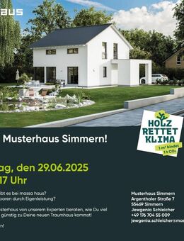 Musterhausbesichtigung am 29.Juni von 11-17 Uhr - Simmern (Hunsrück)