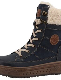 Romika Winterboots, Plateau, Winterstiefelette, Schnürboots mit Warmfutter-Kragen