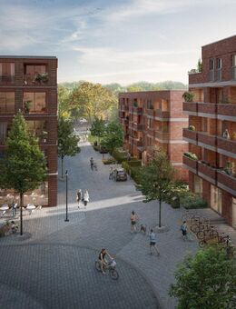 *ROLLSTUHLGERECHTE WOHNUNG* Erstbezug! Helle 2 Zimmer Wohnung, Energieeffizienz A, Echtholzparkett, Einbauküche, Parken im UG, Terrasse - Hamburg