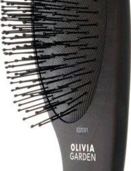 OLIVIA GARDEN Haarbürste EXPERT CARE CURVE Nylon Bristles Matt Black