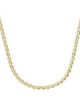 Luigi Merano Goldkette Panzerkette mit Plättchen, Gold 585