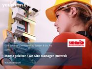 Montageleiter / On-Site Manager (m/w/d) - Sonnenbühl