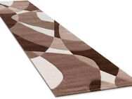 Paco Home Läufer Diamond 664, rechteckig, Höhe: 18 mm, Teppich-Läufer, Kurzflor, 3D-Design, modernes geometrisches Muster
