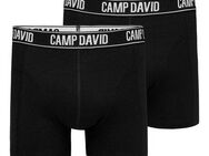 CAMP DAVID Boxershorts (Packung, 2-St) im 2er- Pack mit Logobund
