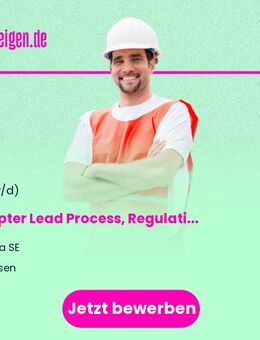Chapter Lead Process, Regulation & Quality (m/w/d) - Essen