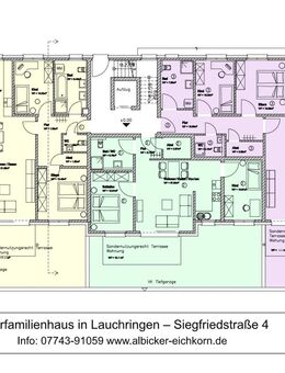 3 Zi. EG mit Terrasse ca. 79 m² - Wohnung 2 - Siegfriedstr. 4, 79787 Lauchringen - Neubau - Lauchringen