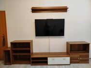 Anbauwand Regale Schrank Wandboard TV Lowboard Hifi Rack Kommode Nussbaum-Nachbildung - Blankenburg (Harz)