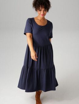 Aniston PLUS Sommerkleid aus elastischer Jersey-Qualität