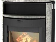 Fireplace Kaminofen Parma Speckstein, 6,0 kW, Dauerbrand, Tee- und Holzfach