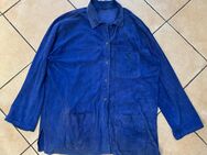 Blaumann Arbeiter Jacke Worker Jacket aus Wild-Leder blau Gr XXXL - Köln