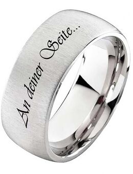 Herrenring Edelstahl HE160 mit Außengravur - Aholming