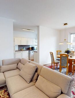 Exklusive, vollmöblierte Penthouse-Wohnung mit großzügiger Terrasse in ruhiger Lage im Europaviertel - Frankfurt (Main)