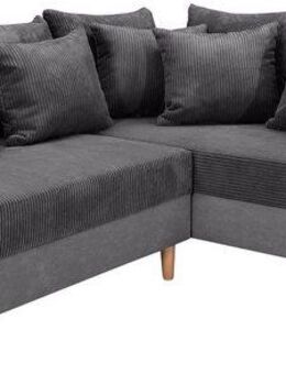 COLLECTION AB Ecksofa L-Form, Ecksofa,Ottomane rechte Seite montierbar,Komfortablen bonnelfederkern