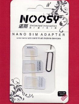 Noosy SIM-CARD Adapter Set f. Nano / Mikro / Standard Karten „NEU“ #1 - Andernach