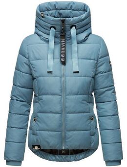 Navahoo Steppjacke Amayaa stylische Damen Winterjacke mit coolen Applikationen