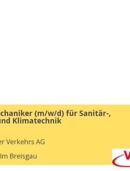 Anlagenmechaniker (m/w/d) für Sanitär-, Heizungs- und Klimatechnik - Freiburg (Breisgau)