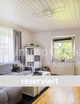 Solide Kapitalanlage im schönen Ettlingen - vermietete 2-Zimmer-Wohnung mit Gartenanteil - Ettlingen