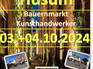Husum Marktplatz Kunsthandwerker- und Bauernmarkt "Tag der Deutschen Einheit" - Weener