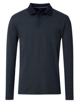 CASAMODA Langarm-Poloshirt CASAMODA Polo-Shirt Langarm gestreift