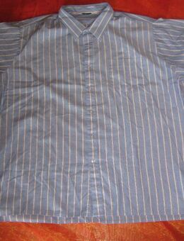 NEU* Sportiv, elegant  * Streifen Kurzarm * Designer * Hemd* Größe 45- 46/ XXL, blau- weiß* - Riedlingen Zentrum