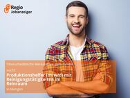 Produktionshelfer (m/w/d) mit Reinigungstätigkeiten im Reinraum - Mengen