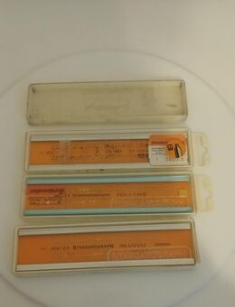 3 Stück STANDARDGRAPH Schriftschablone gerade Schrift (Original) als Set - Essen