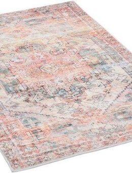 TOM TAILOR HOME Badematte Oriental Bath THREE, Höhe 7 mm, rutschhemmend beschichtet, fußbodenheizungsgeeignet, strapazierfähig, Polyester, rechteckig, Badteppich, Orient-Optik, Vintage Design, waschbar