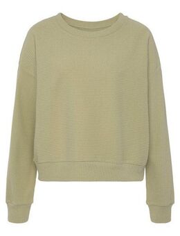 s.Oliver Sweatshirt aus Ripp-Qualität mit überschnittenen Schultern, Loungewear