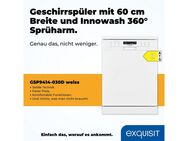 exquisit Standgeschirrspüler GSP9414-030D weiss, 14 Maßgedecke