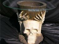 Totenkopf Tisch Dekoration Deko Aufstellfigur Skull Beistelltisch - Enger (Widukindstadt)