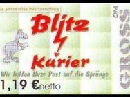 Blitz-Kurier: MiNr. 12 B, 02.05.2006, "2. Ausgabe", Wert zu 1,19 EUR netto (grün), glänzendes Papier, postfrisch - Brandenburg (Havel)