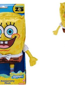 SIMBA Plüschfigur Spongebob Jubiläumsplüsch, 30 cm, mit glitzernder Fliege
