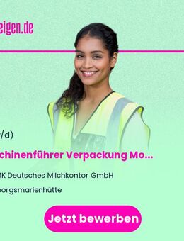 Maschinenführer (m/w/d) Verpackung Mozzarella - Georgsmarienhütte